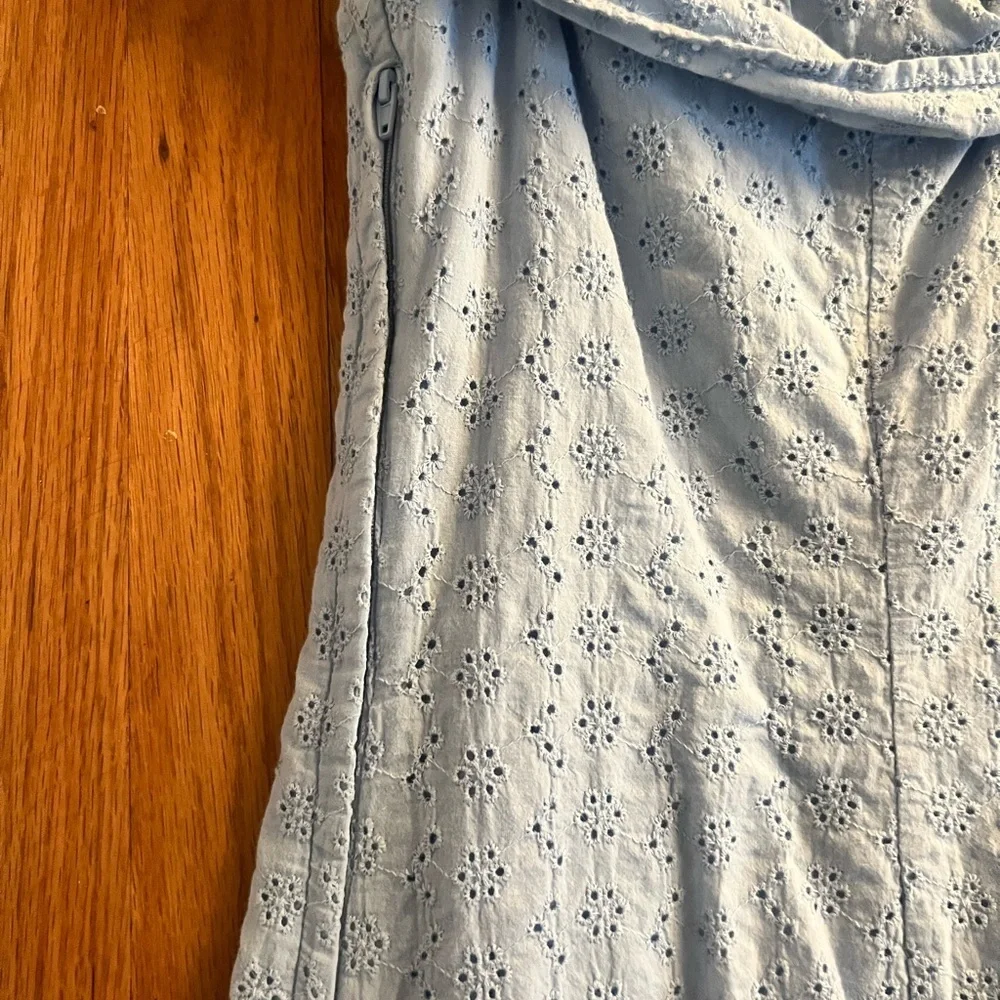 H&M Sky Blue Eyelet Dress